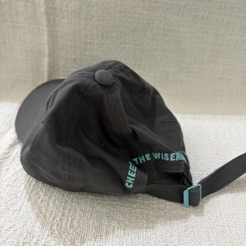 Dutch Bros‎ Hat One Size Gray Logo Embroidered Adjustable Cheers to the Wiseman